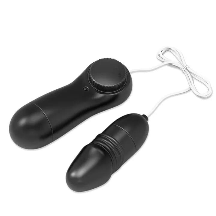 Laary Huevo Vibrador Multi Velocidad Control Remoto Negro de Fluïd