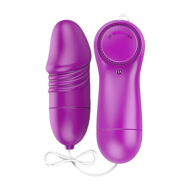 Laary Huevo Vibrador Multi Velocidad Control Remoto Púrpur de Fluïd | VibraZon