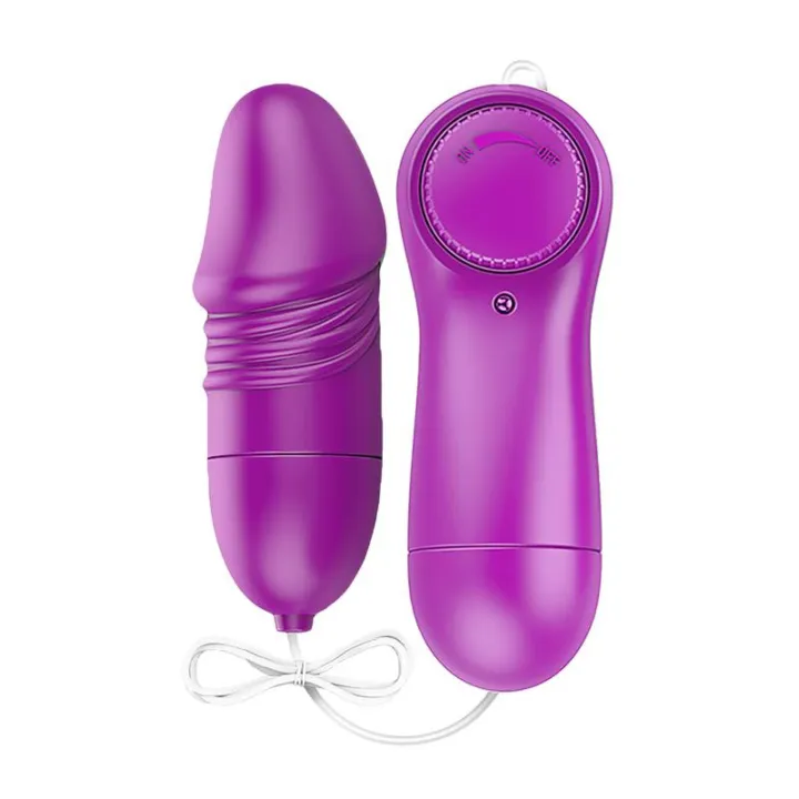 Laary Huevo Vibrador Multi Velocidad Control Remoto Púrpur de Fluïd