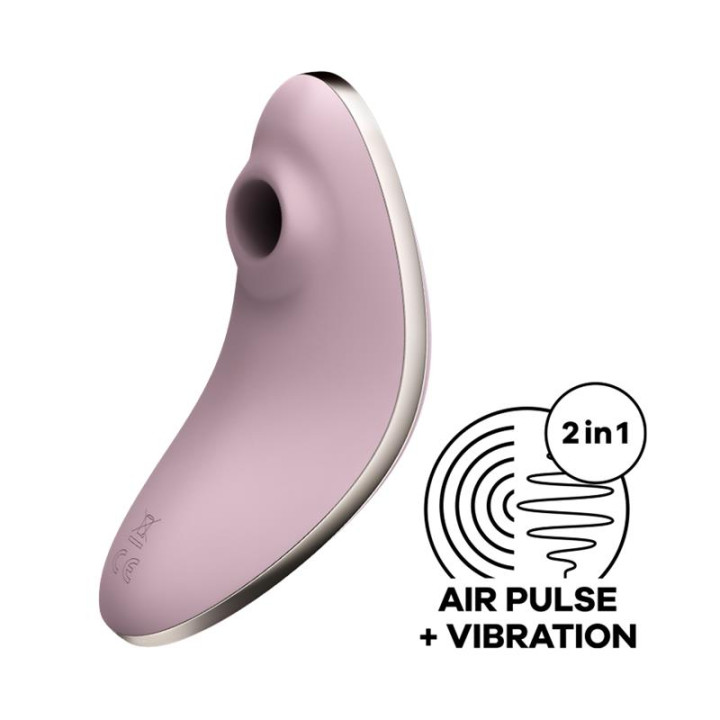 Succionador de Clítoris y Vibración Vulva Lover 1 Violeta de Satisfyer | VibraZon