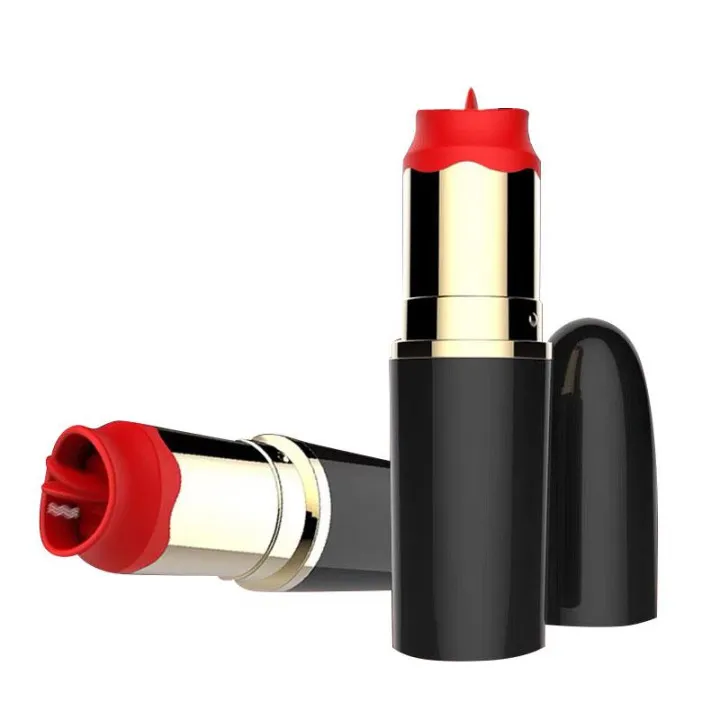 Estimulador de Pintalabios con Lengua Estimuladora USB Negro de A-Gusto