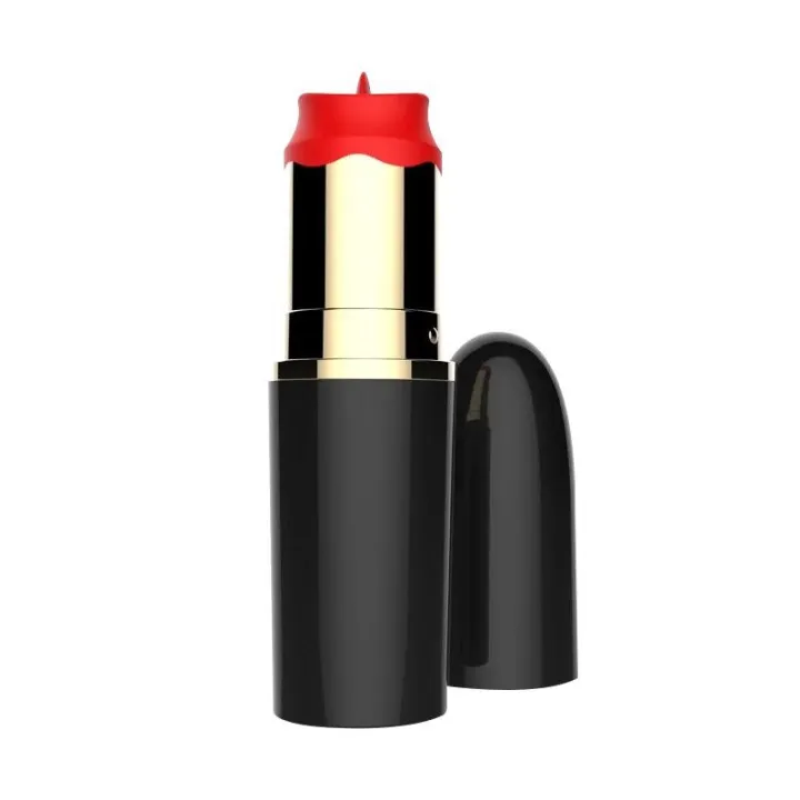Estimulador de Pintalabios con Lengua Estimuladora USB Negro de A-Gusto