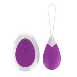 Huevo Vibrador con Control Remoto USB Púrpura de A-Gusto | VibraZon