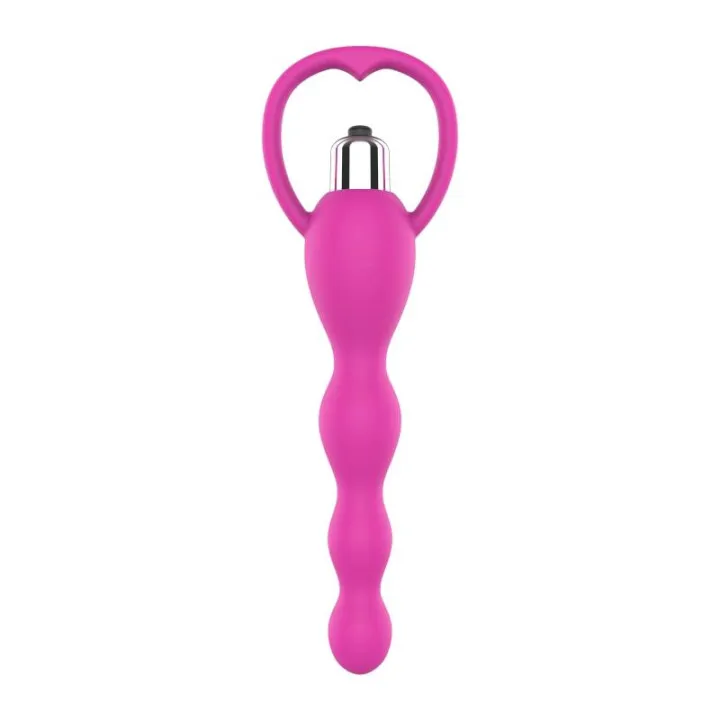 Cadena Anal con Vibración Rosa de A-Gusto