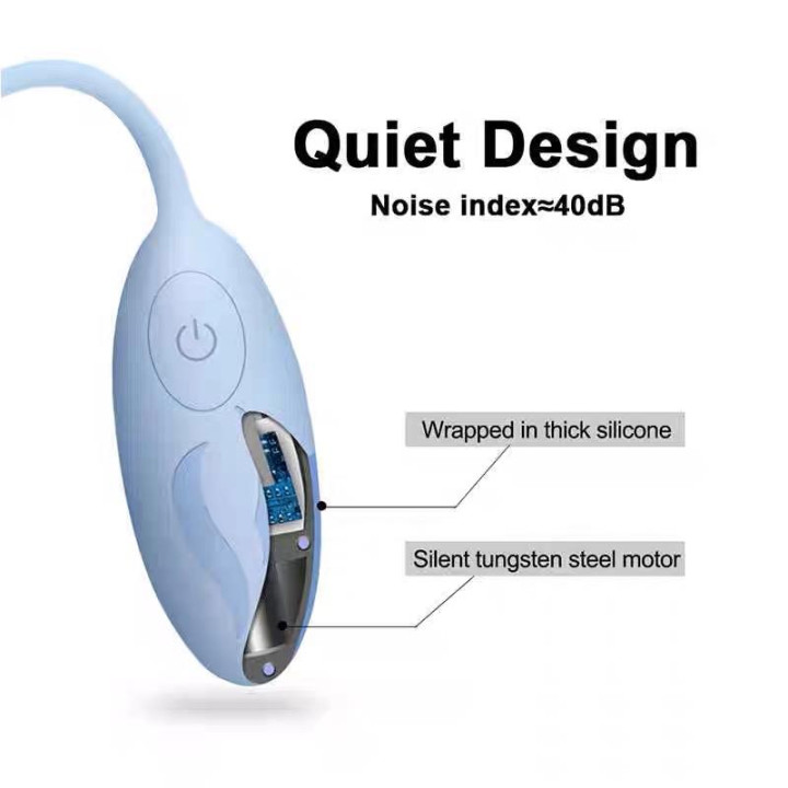 Huevo Vibrador con Control Remoto Azul de A-Gusto | VibraZon