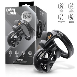 Block Jaula para el Pene con Candado Interno de Domlock | VibraZon