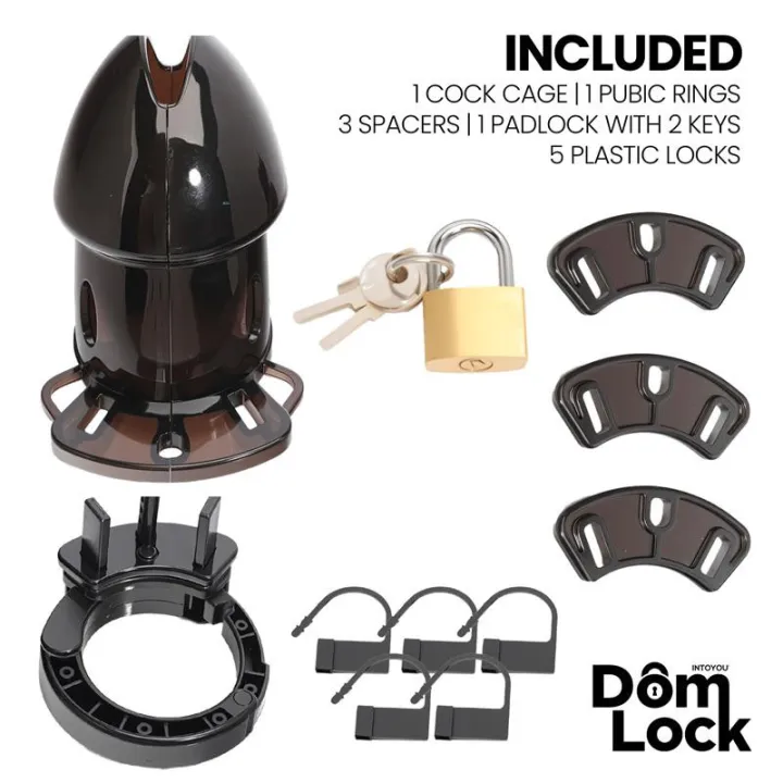 Cell Jaula para el Pene con Espaciadores de Domlock