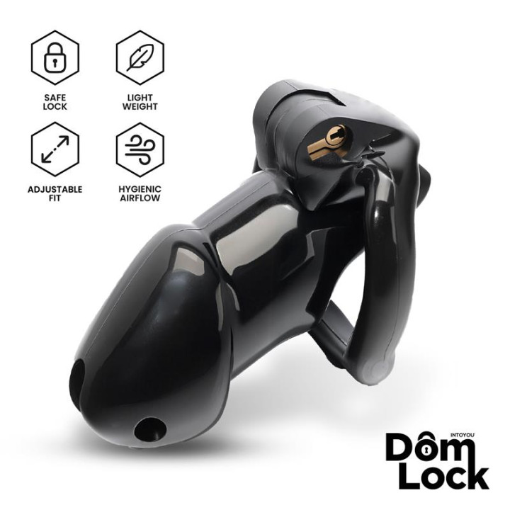 Guard Jaula para el Pene con Candado Interno Talla M de Domlock | VibraZon