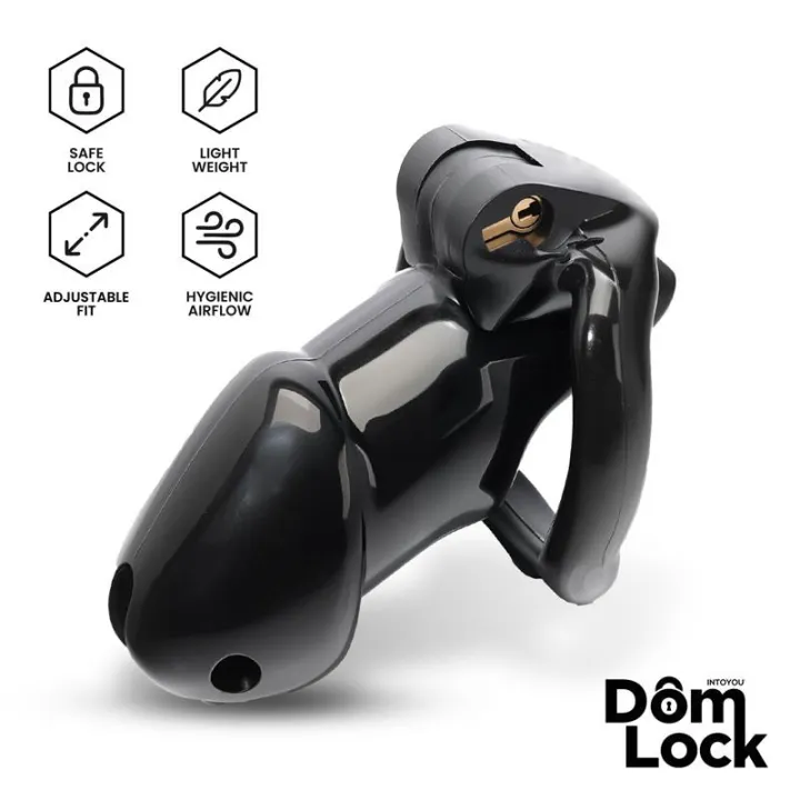Guard Jaula para el Pene con Candado Interno Talla M de Domlock