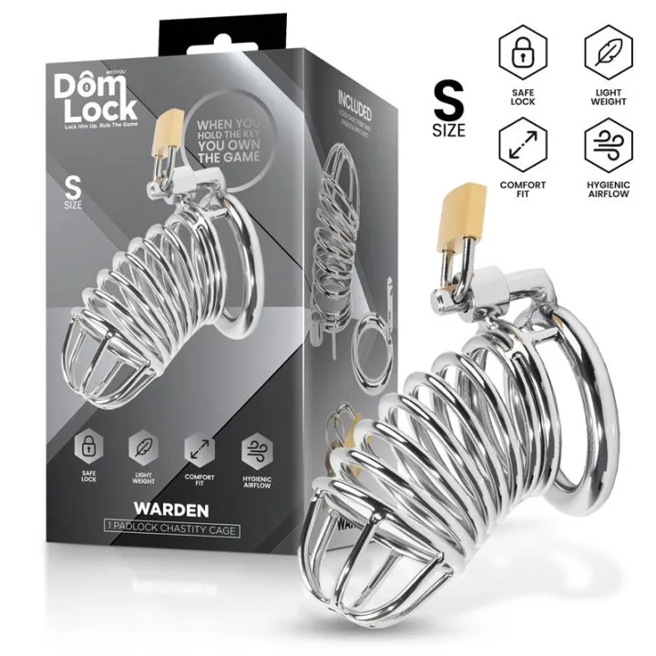 Warden Jaula para el Pene Talla S de Domlock