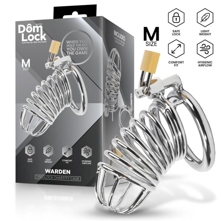 Warden Jaula para el Pene Talla M de Domlock | VibraZon