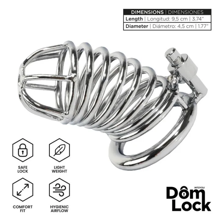 Warden Jaula para el Pene Talla M de Domlock