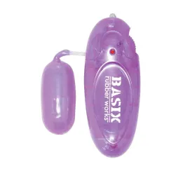 Huevo Vibrador Jelly Púrpura de Basix Rubber Works