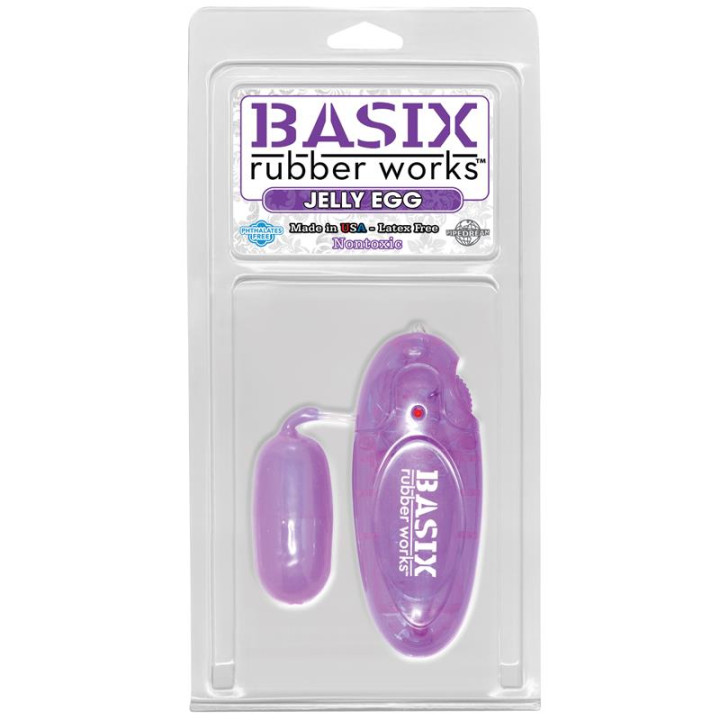 Huevo Vibrador Jelly Púrpura de Basix Rubber Works | VibraZon