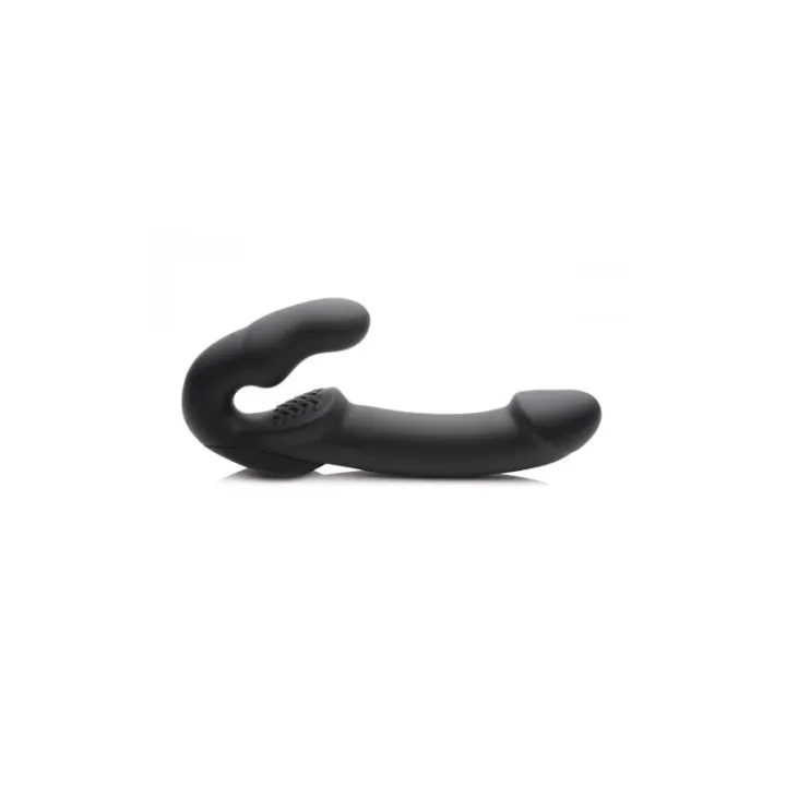 Evoke Vibrador Doble Negro de Strap U