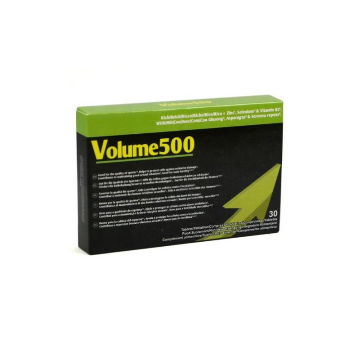 Volume 500 Pastillas Aumento Semen de 500 Cosmetics | VibraZon
