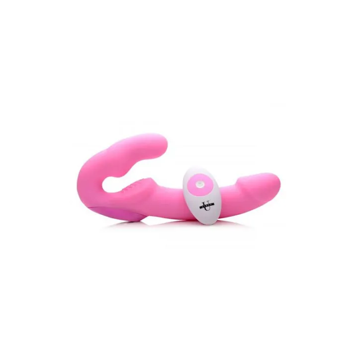 Urge Vibrador Doble Control Remoto Rosa de Strap U
