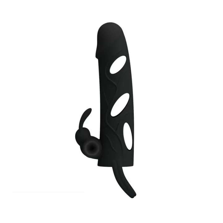 Pretty Love Jaula con Bala Vibradora 14 cm Color Negro de Prettylove