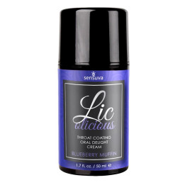 Lic-o-licius Creama Desensibilizante para la Garganta Muffin de Arándano 50 ml de Sensuva | VibraZon