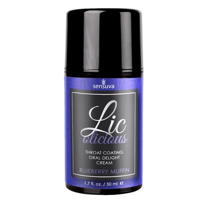 Lic-o-licius Creama Desensibilizante para la Garganta Muffin de Arándano 50 ml de Sensuva