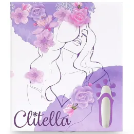 Clitella Estimulador Sexo Oral con Accesorios Púrpura de Feelztoys