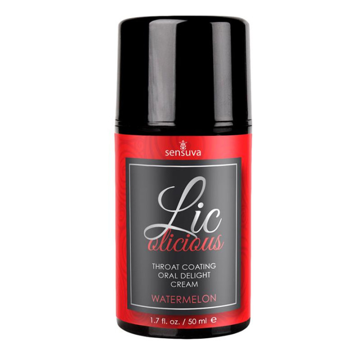 Lic-o-licius Crema Desensibilizante para la Garganta Melón 50 ml de Sensuva | VibraZon