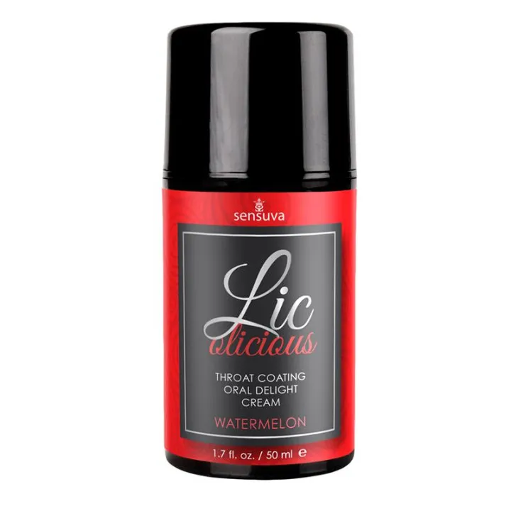 Lic-o-licius Crema Desensibilizante para la Garganta Melón 50 ml de Sensuva