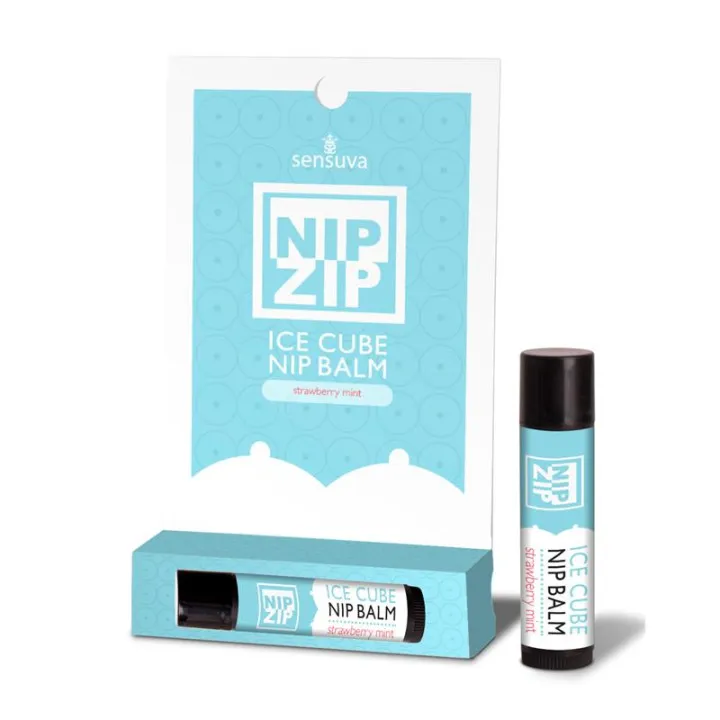 Nip Zip Bálsamo Refrescante para Pezones Unisex Fresa Menta 4 gr de Sensuva