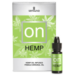 ON Arousal Aceite Estimulante Femenino Infusionado con Semilla de Cáñamo 5 ml de Sensuva | VibraZon