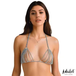 Mireya Sujetador Plateado Talla Única de Adalet Lingerie