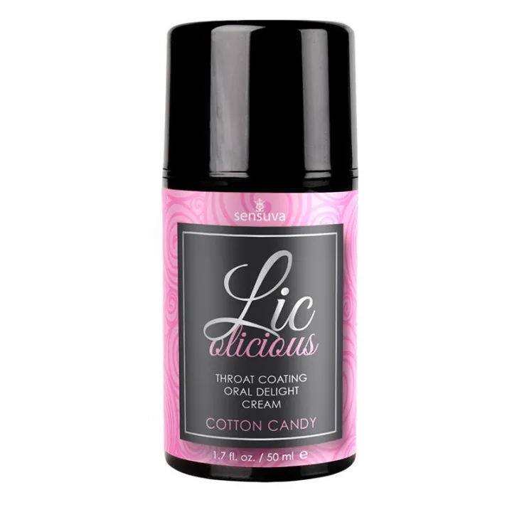 Lic-o-licius Crema Desensibilizante para la Garganta Algodón de Azucar 50 ml de Sensuva