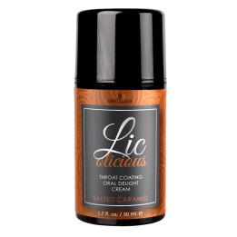 Lic-o-licius Crema Desensibilizante para la Garganta Caramelo Salado 50m de Sensuva | VibraZon