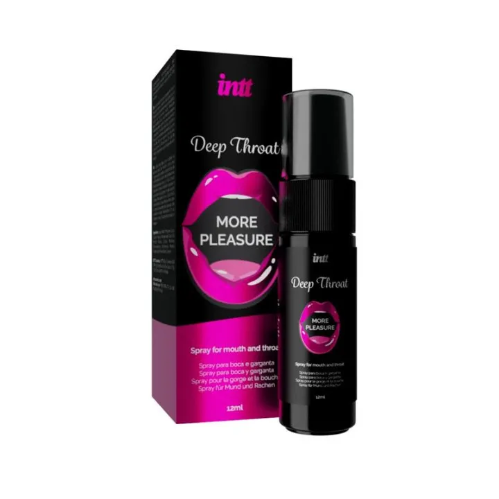 Spray para Sexo Oral Deep Throat Boca y Garganta 12 ml de Intt