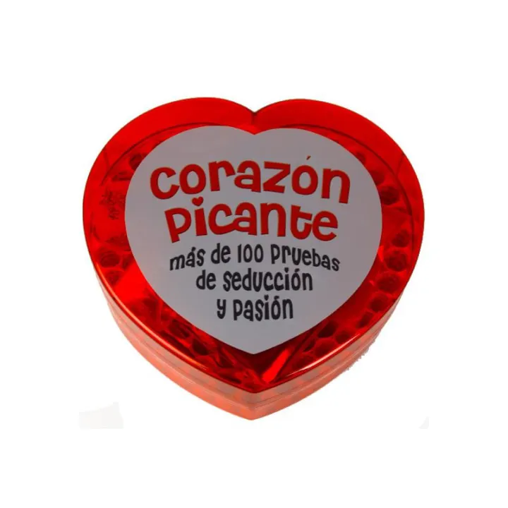 Juego Corazón Picante con 100 Pruebas de Diverty Sex
