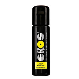 Lubricante Base Agua Aqua Sensitive Sin Glicerina 100 ml de Eros | VibraZon