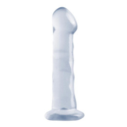 Dildo 16,51 cm Transparente de Basix Rubber Works | VibraZon