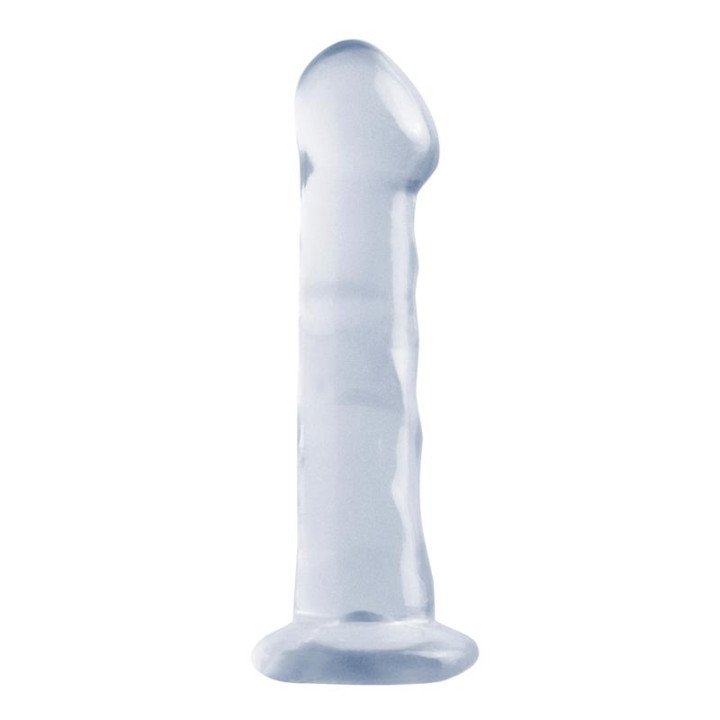 Dildo 16,51 cm Transparente de Basix Rubber Works | VibraZon