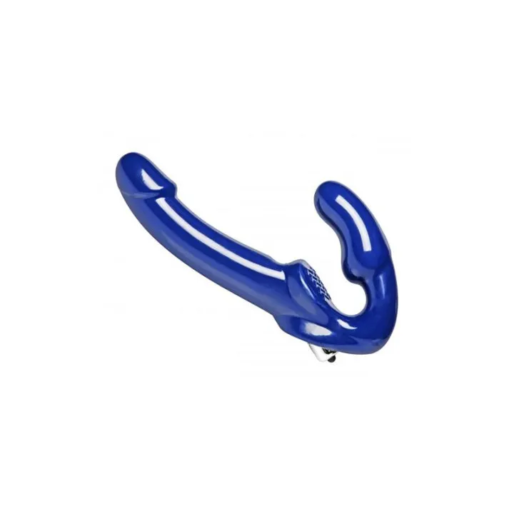 Revolver II Vibrador Doble Azul de Strap U