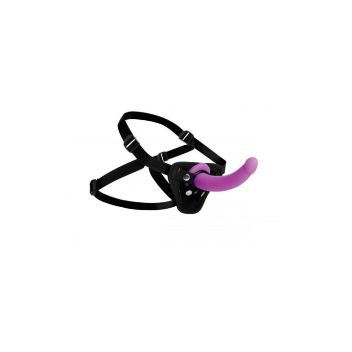 Navigator Arnés con Dildo Punto G Purpura de Strap U | VibraZon