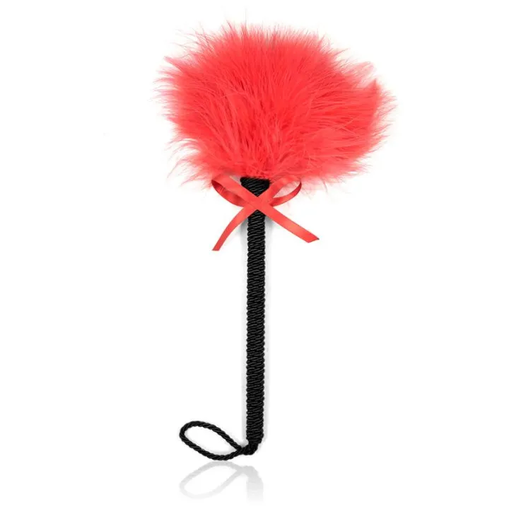Plumero con Lazo 25 cm Rojo de Latetobed Bdsm Line