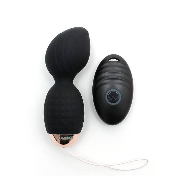 Bolas Kegel con Control Athens Negro de Rimba Toys | VibraZon
