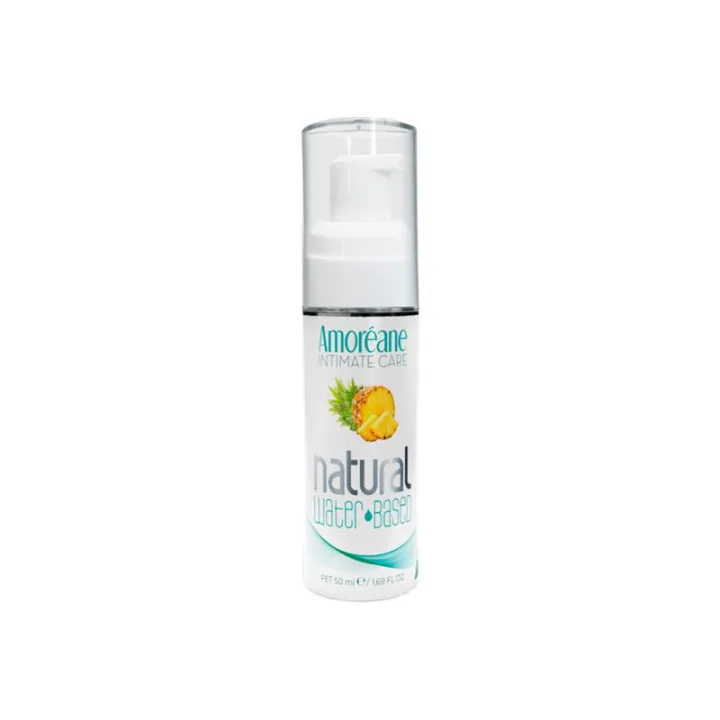 Lubricante Base Agua Sabor Piña 50 ml de Amoreane