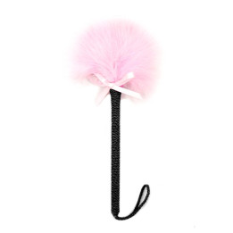Plumero con Lazo 25 cm Rosa de Latetobed Bdsm Line | VibraZon
