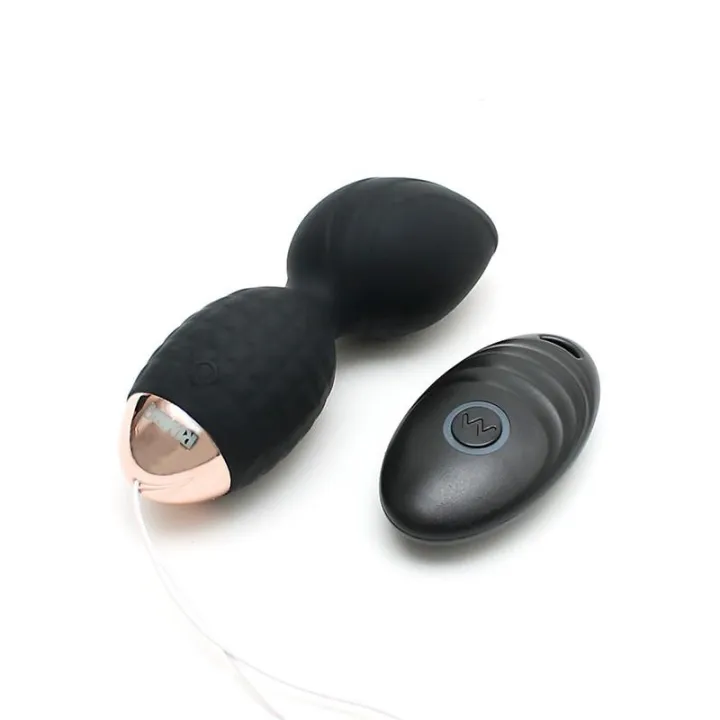 Bolas Kegel con Control Athens Negro de Rimba Toys