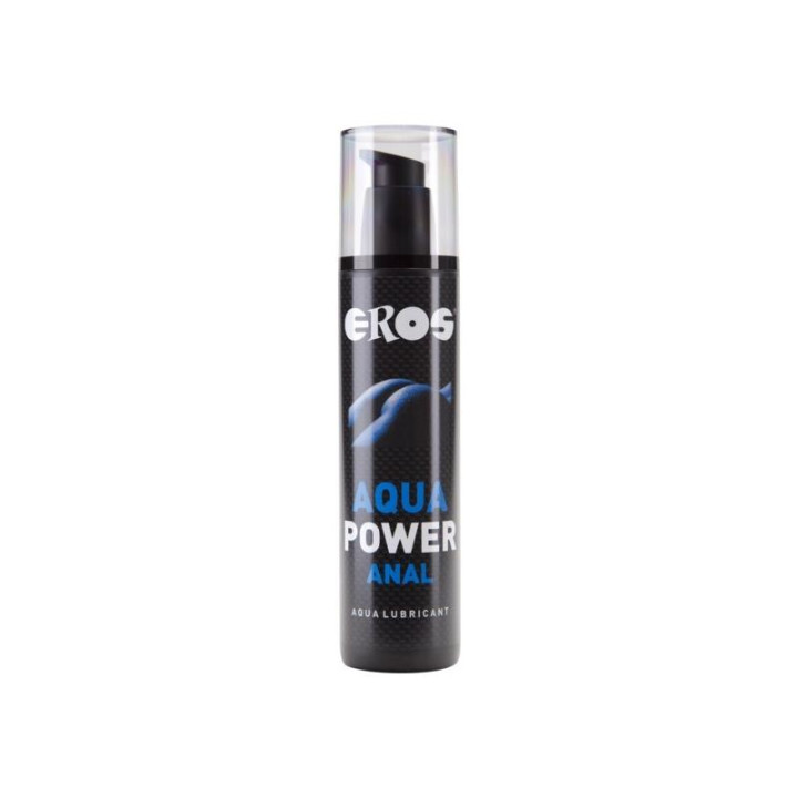 Lubricante Anal Base Agua Aqua Power 250 ml de Eros | VibraZon