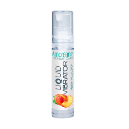 Vibrador Líquido Base Agua Melocotón 10 ml de Amoreane | VibraZon