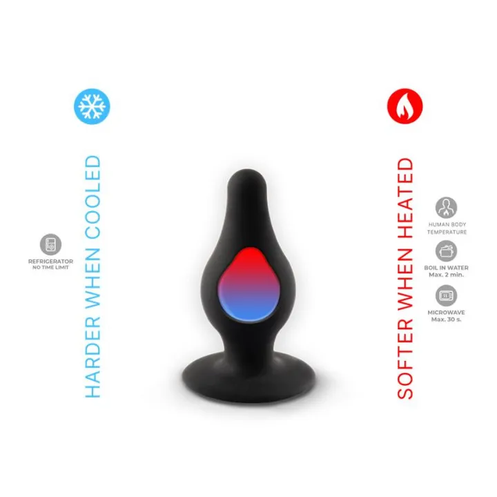 Butt Plug Model 2 S Negro de Silexd
