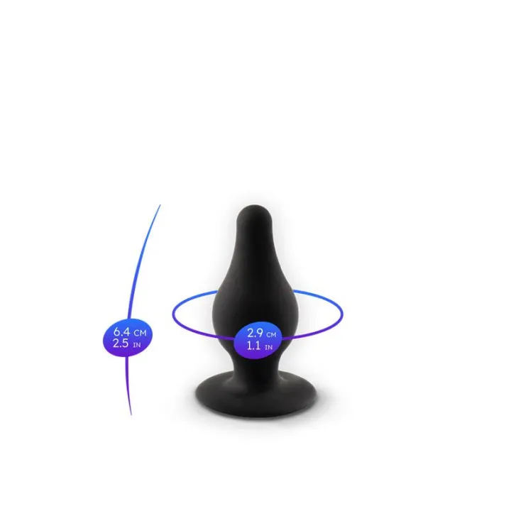 Plug Anal Model 2 XS Negro de Silexd
