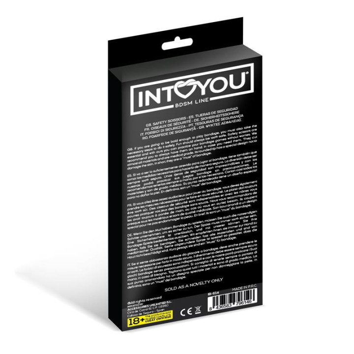 Scissy Tijeras de Seguridad de Intoyou Bdsm Line | VibraZon