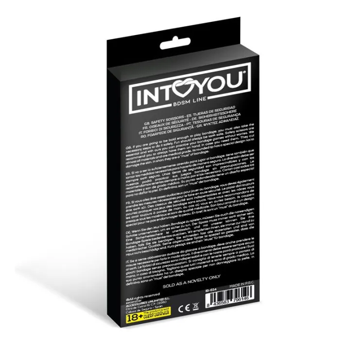 Scissy Tijeras de Seguridad de Intoyou Bdsm Line